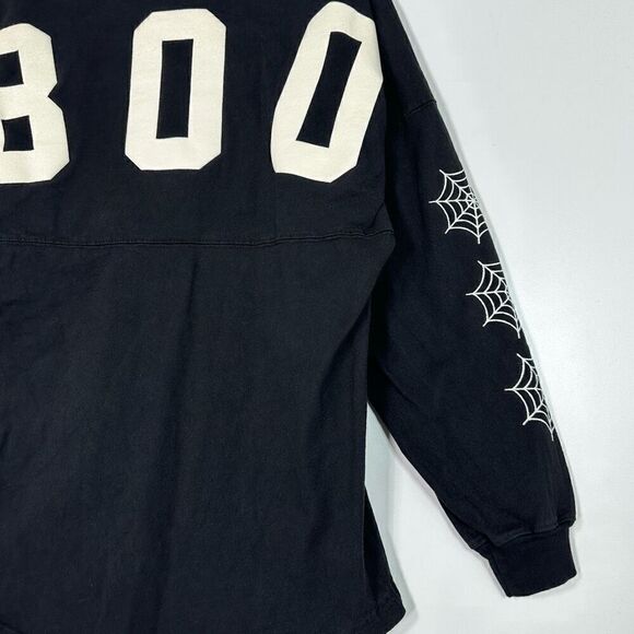 Disney Spirit Jersey Glow Mickey Spider Web Boo Long Sleeve XS Halloween Spooky - Picture 8 of 9